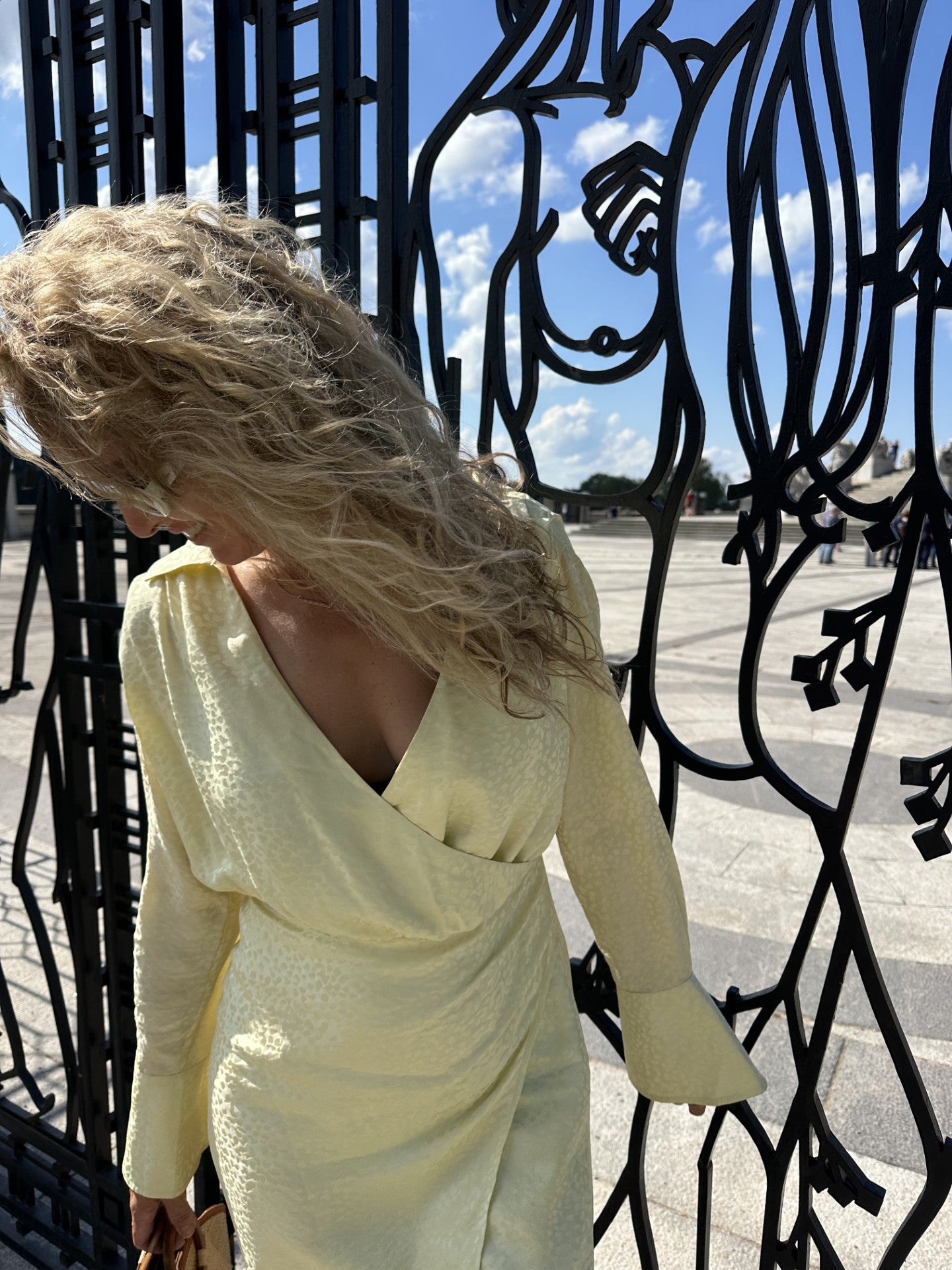 Vera Dress in yellow leopard