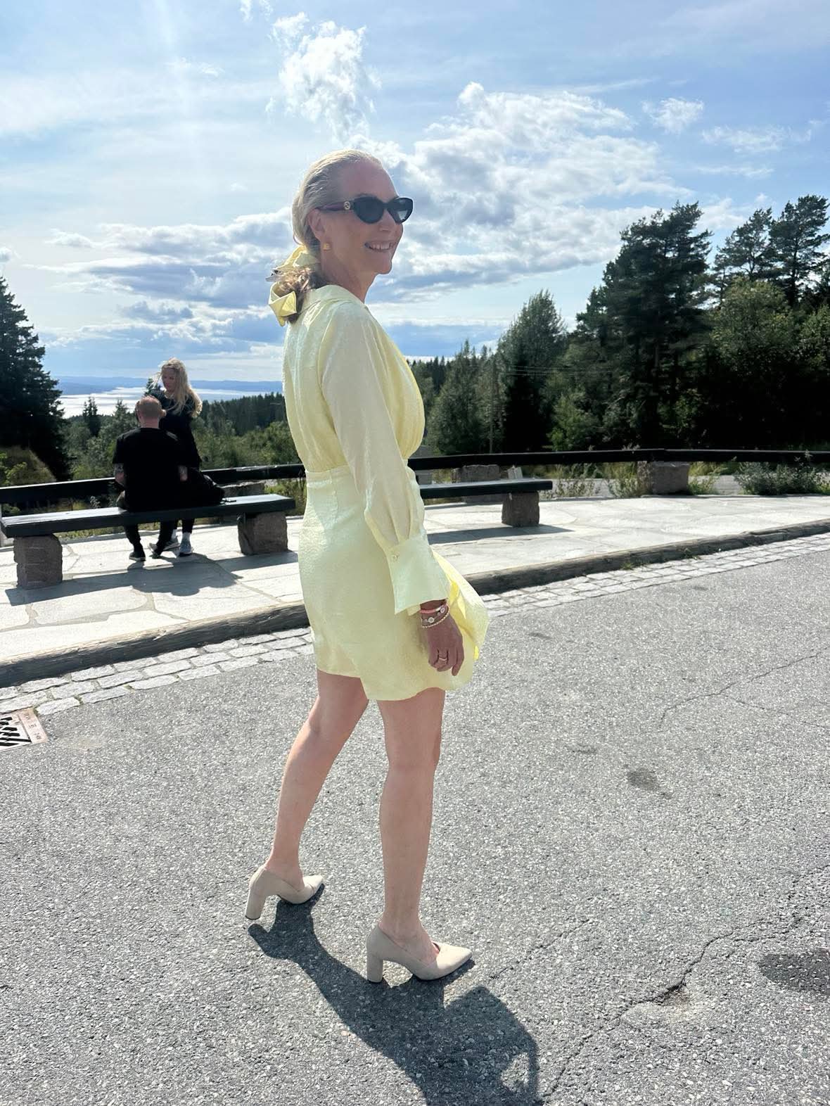 Vera Dress in yellow leopard