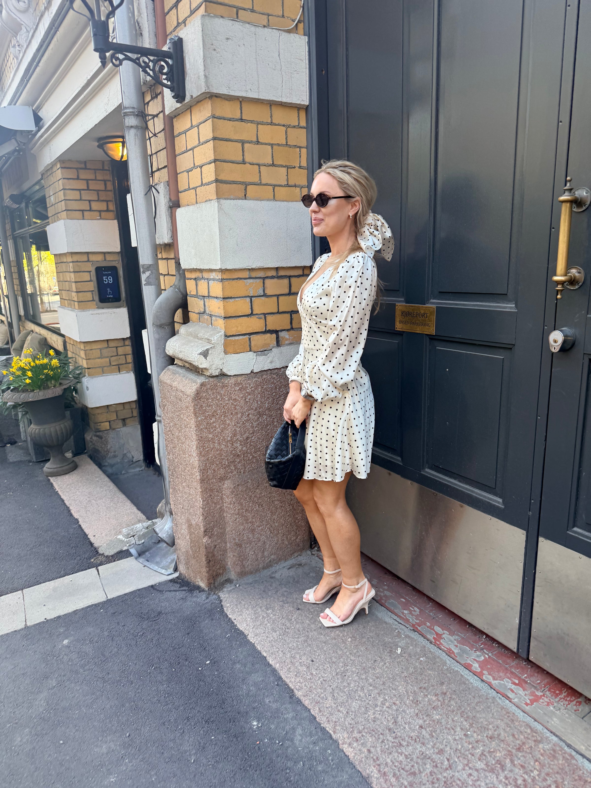 Dorthe Dress in polka dot