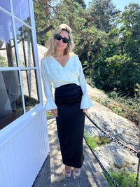Vera Blouse in creme leopard