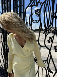 Vera Dress in yellow leopard